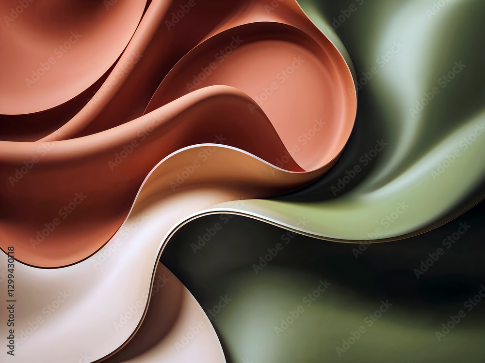 Abstract graphic design, artistic pastel 3d background, wallpaper, wall art, template