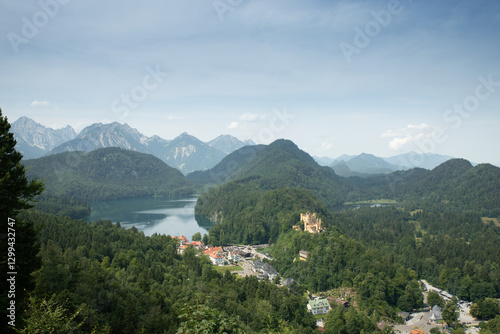 Obraz na płótnie Landscape and mountains w salonie