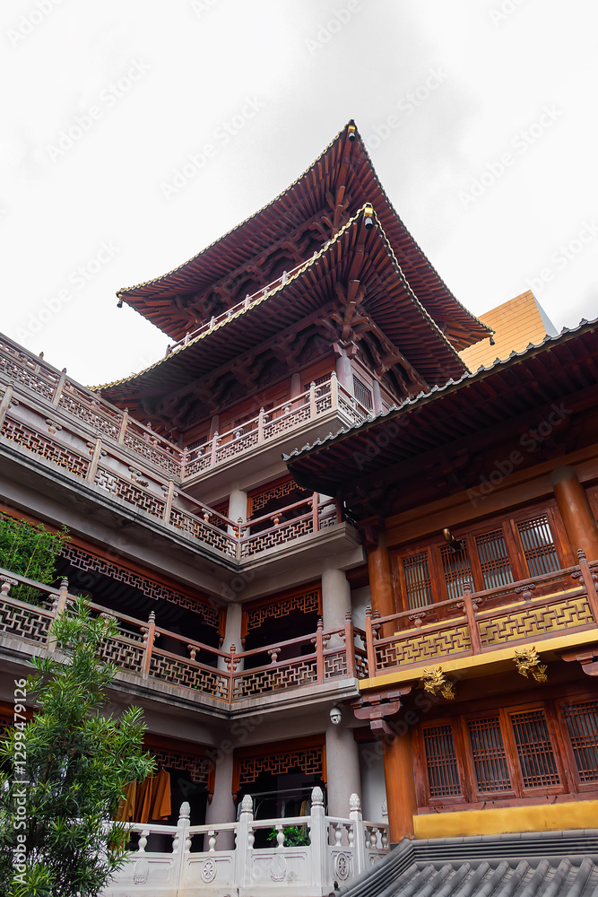 Jing’an Temple (Temple of Peace and Tranquility). Shanghai, China. Jing’an Temple (Temple of Peace and Tranquility). Shanghai, China.