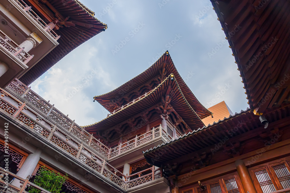 Jing’an Temple (Temple of Peace and Tranquility). Shanghai, China. Jing’an Temple (Temple of Peace and Tranquility). Shanghai, China.