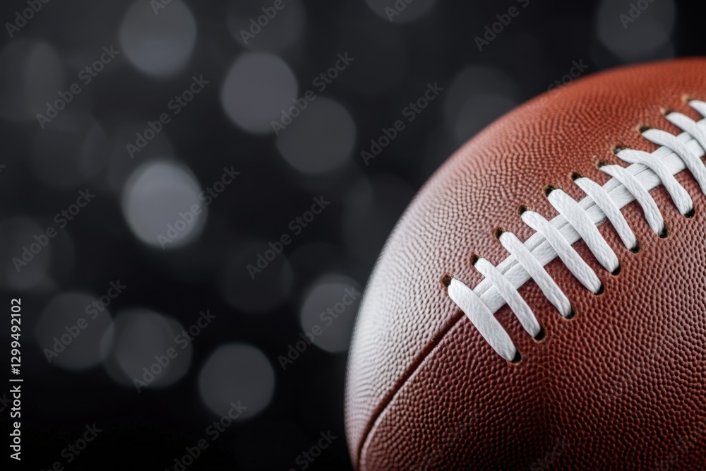 American Football Close Up American Football Close Up
