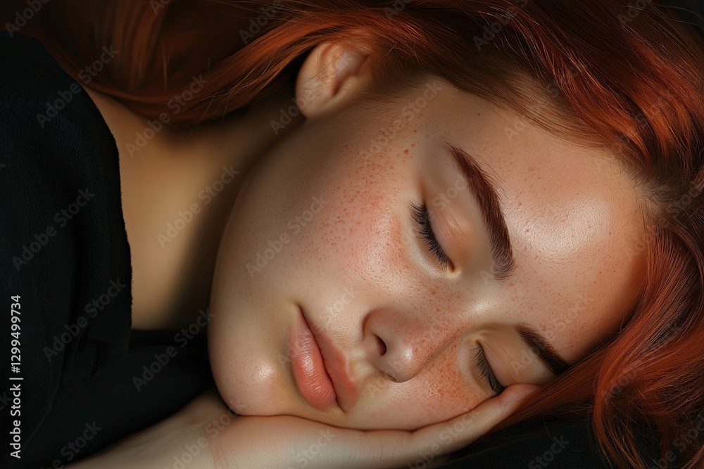 Peaceful Resting Person Peaceful Resting Person