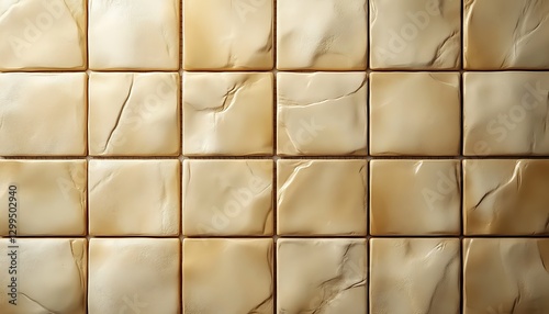 Beige Tile Wall Pattern