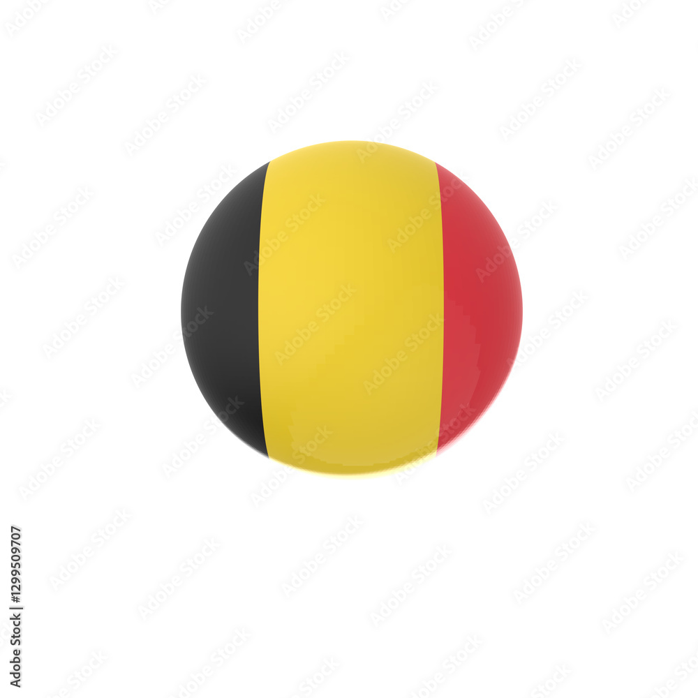 Fototapeta premium belgium flag button