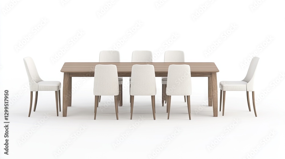 Obraz premium A comparison of different dining table sizes in various room settings.