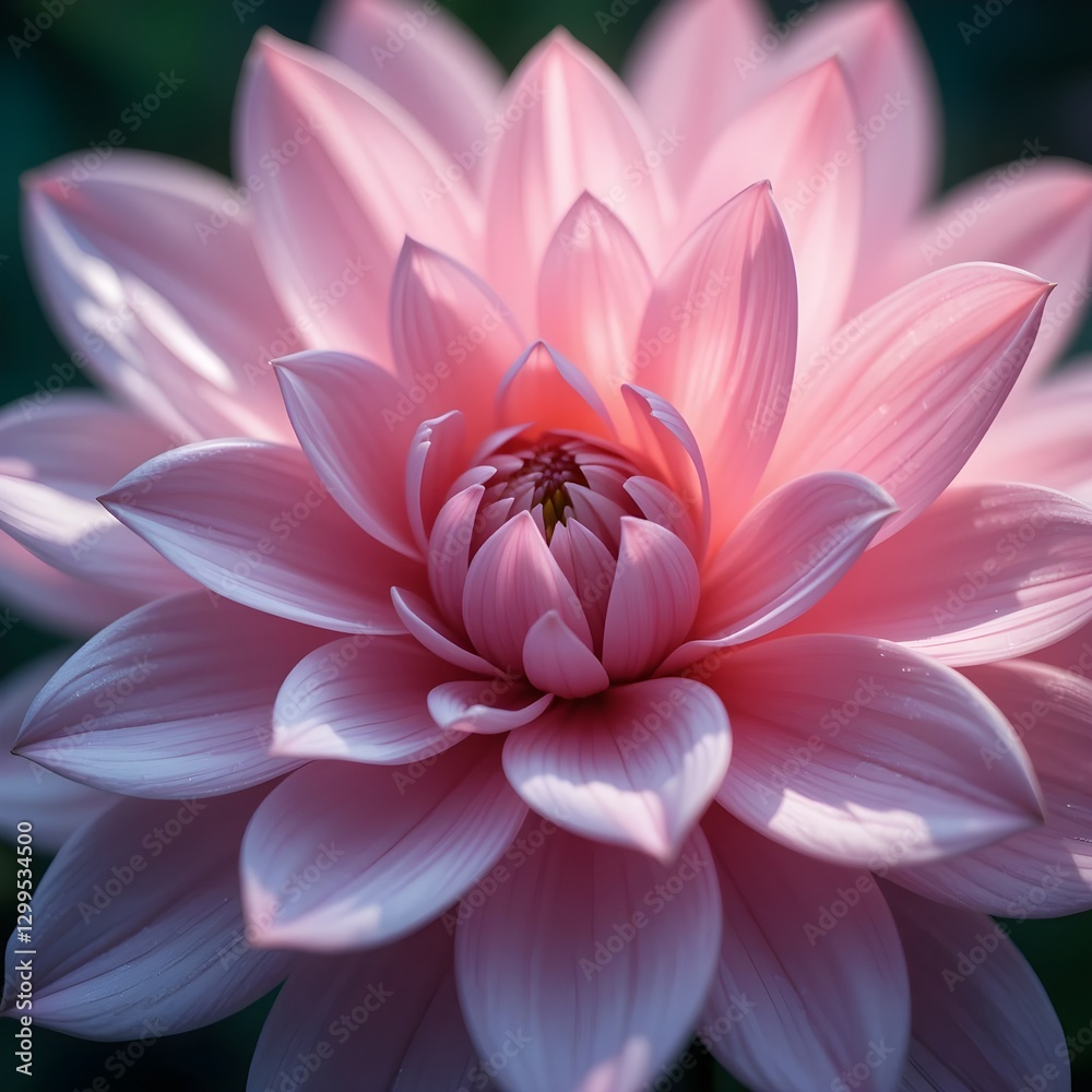 Closeup view of delicate pink flower petals. Soft light highlights intricate lines, textures. Floral pattern forms beautiful abstract backdrop. Natural beauty, fragility of nature depicted. Spring See Closeup view of delicate pink flower petals. Soft light highlights intricate lines, textures. Floral pattern forms beautiful abstract backdrop. Natural beauty, fragility of nature depicted. Spring See