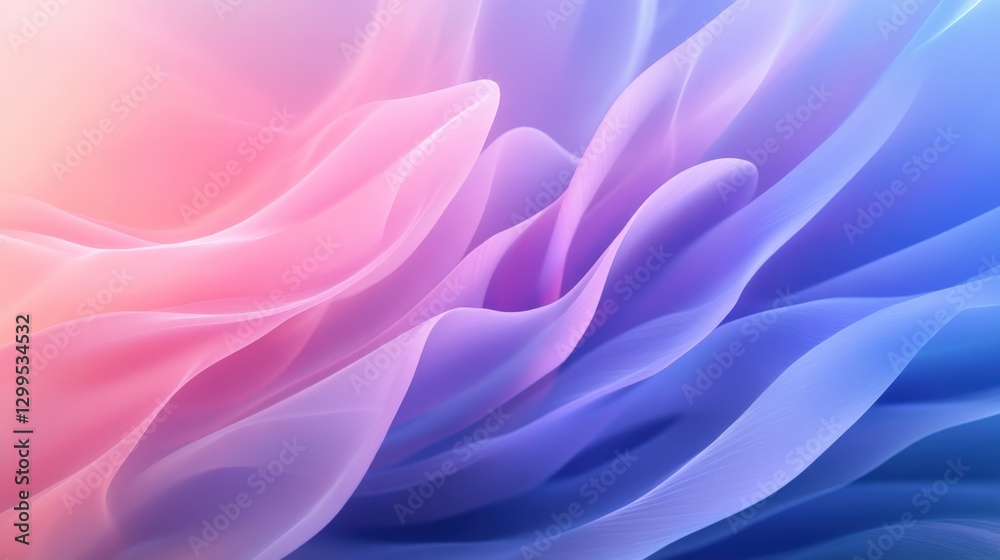 Obraz premium abstract flowing color waves background