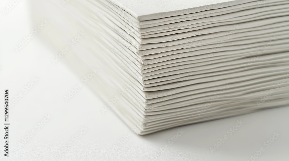 A stack of ceramic tiles with a non-absorbent glaze finish, ready for installation.