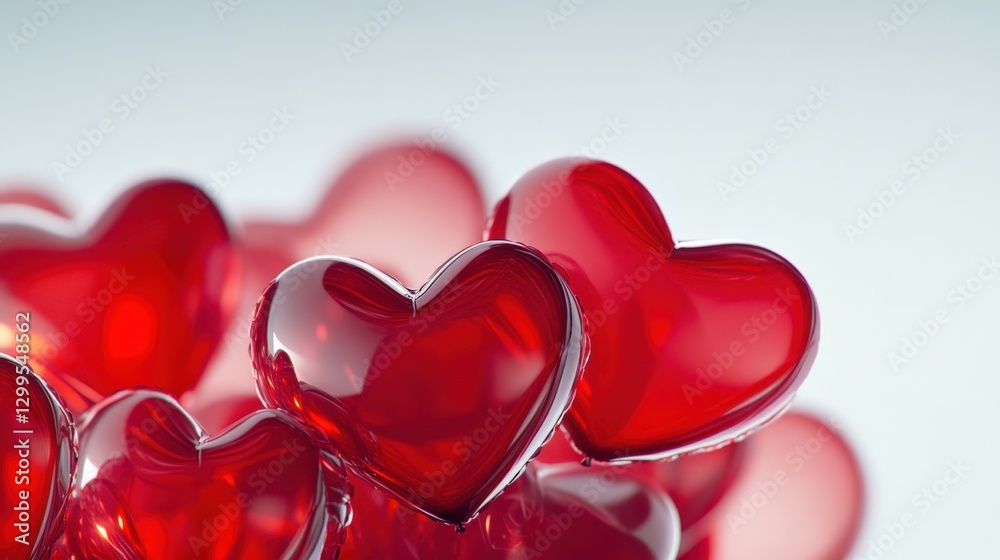 Red Heart Balloons for Valentines Day Red Heart Balloons for Valentines Day