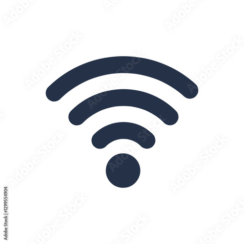 WIFI icon. Solid glyph series icon