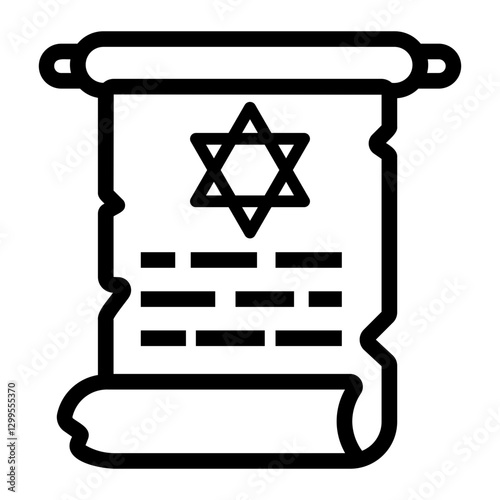 magic papper Line Icon