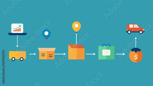 Subscription Planning A timeline infographic illustrating the steps in the subscription box creation process from brainstorming to shipping.