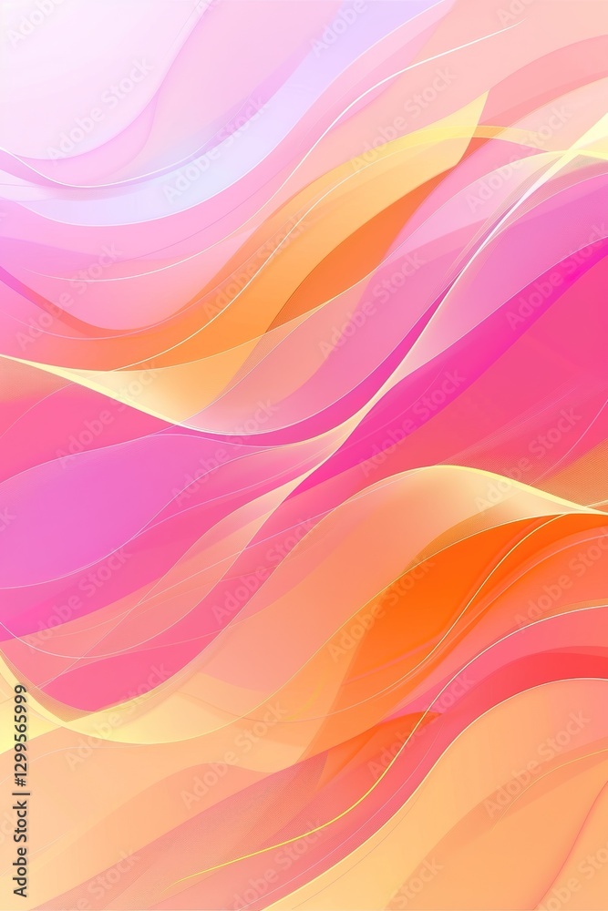 Fototapeta premium illustration Abstract background with smooth wavy soft gradient shapes