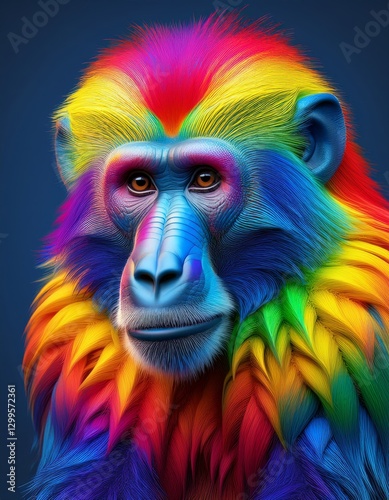 Babuino multicolor, Artpop.