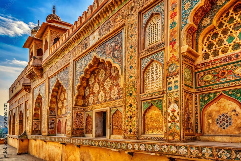 Macro Photography: Amber Fort Jaipur Rajasthan India Intricate Wall Detail Macro Photography: Amber Fort Jaipur Rajasthan India Intricate Wall Detail