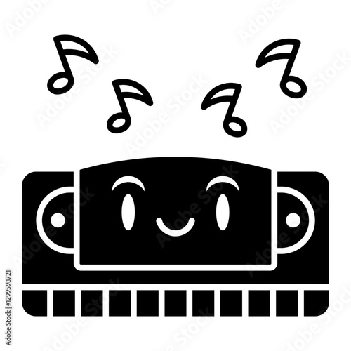 harmonica Solid icon
