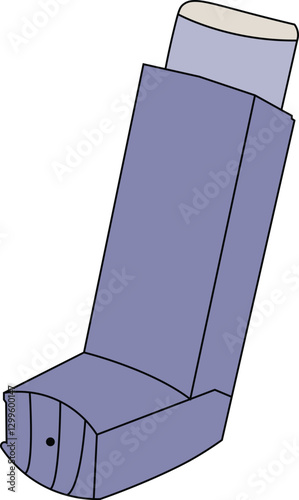 The Illustration of medical Inhalers equipment