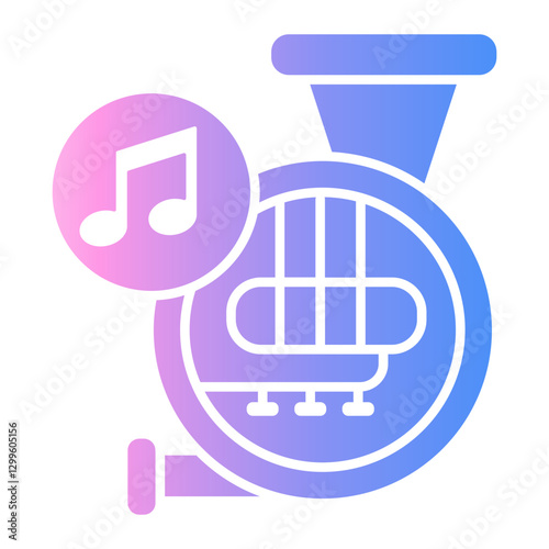 tuba Gradient icon