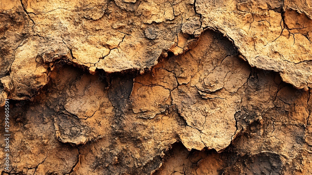 Abstract Dry Cracked Earth Texture Background Image Abstract Dry Cracked Earth Texture Background Image