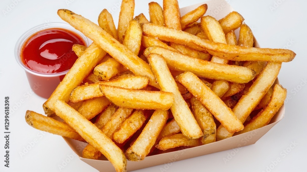 Air fryer recipes fries, Crispy French fries served with a side of ketchup. Air fryer recipes fries, Crispy French fries served with a side of ketchup.