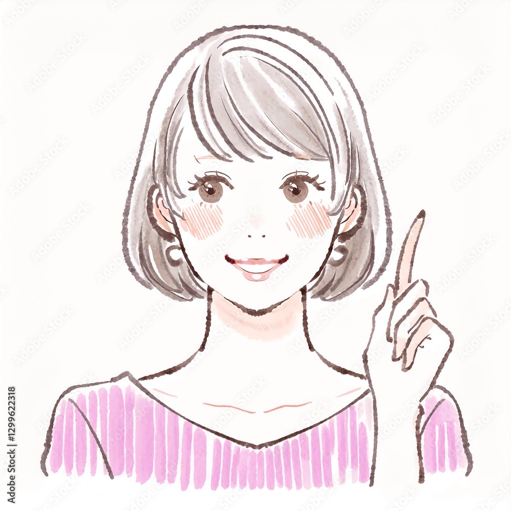 女性・女の子のイラスト素材