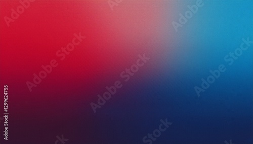 Grainy gradient background light blue dark red noisy texture banner header cover poster backdrop design, copy space