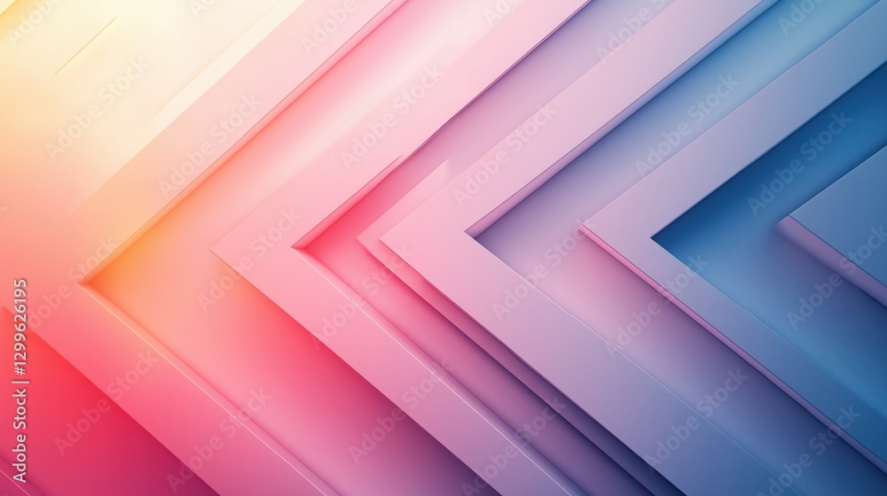 Fototapeta premium Abstract geometric pattern white background