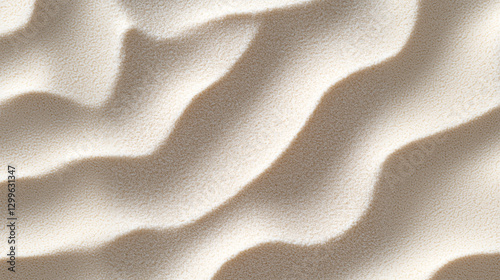 Seamless sand texture with natural wavy patterns, ideal for backgrounds, design projects, and environmental themes. High-resolution detail with realistic grain and soft lighting. photo