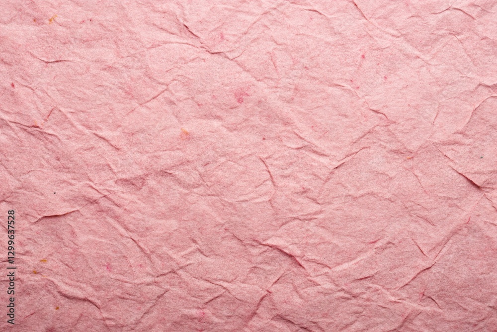 Fototapeta premium Pale Pink Recycled Craft Paper Texture Background - Low Light Photography