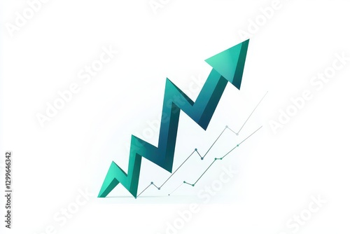 Free Download Abstract Graph Representation of Growth Trend and Positive Increase - GFXLoad