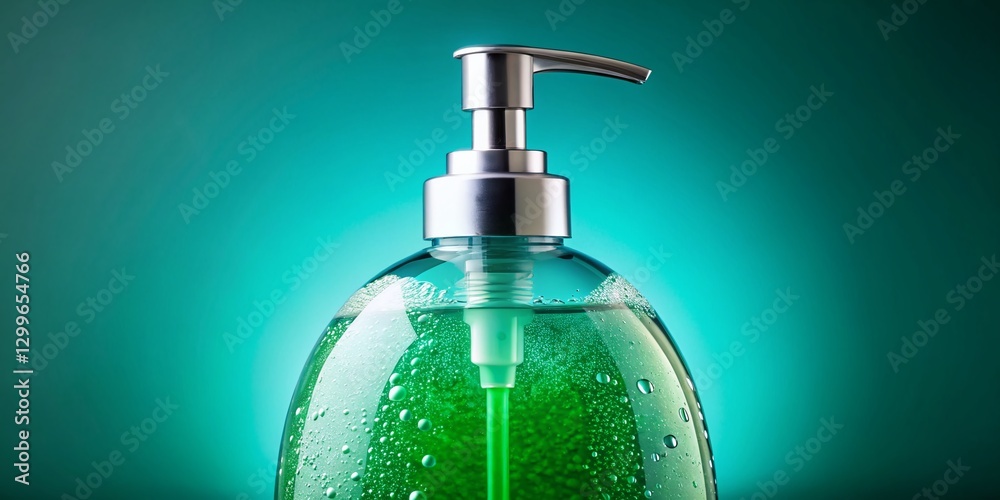 Fototapeta premium Plastic Soap Dispenser Pump Bottle, Gel, Foam, Liquid Soap Container, Bathroom Accessory