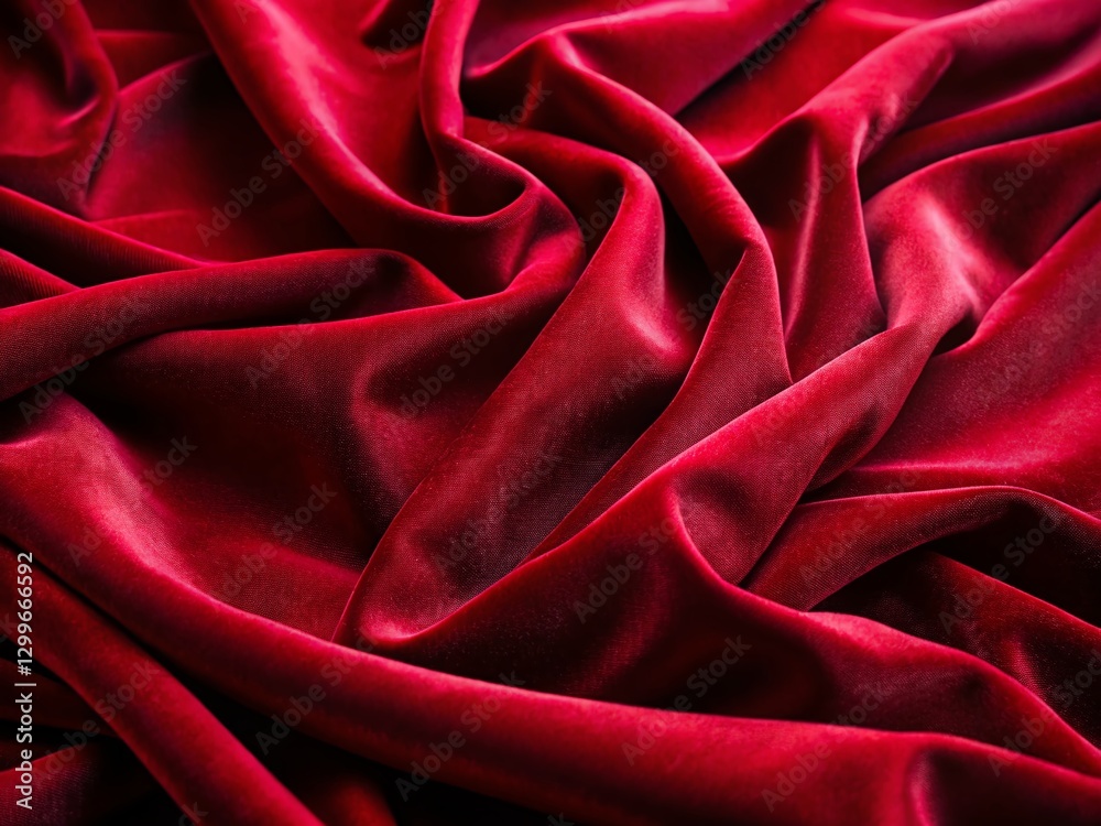 Rich Red Velvet Texture Wallpaper Background - Luxurious Fabric Design Rich Red Velvet Texture Wallpaper Background - Luxurious Fabric Design