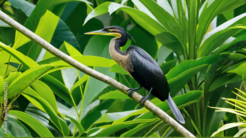 Anhinga anhinga in Tortuguero National Park, Costa Rica