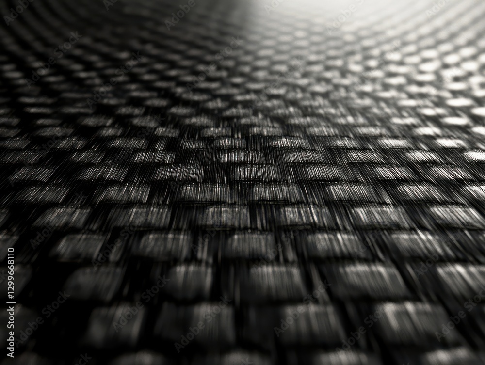 Obraz premium Futuristic carbon fiber surface texture for high-tech design elements