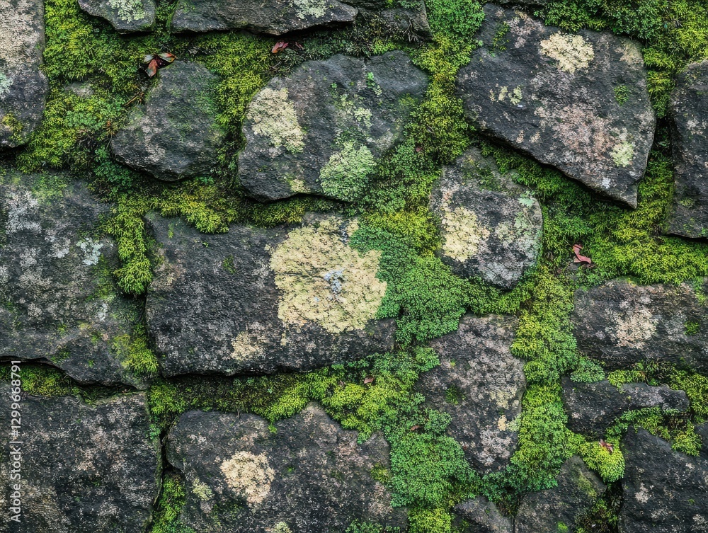 A close-up of mossy stone surface with natural textures
A close-up of mossy stone surface with natural textures