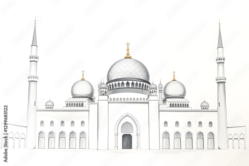 Fototapeta premium Ramadan Kareem , Mosque