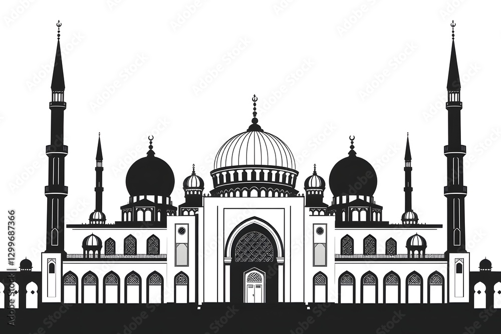 Fototapeta premium Ramadan Kareem , Mosque