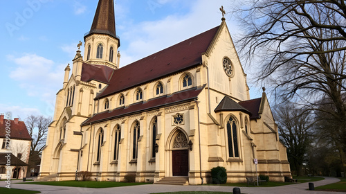 Saint-Lubin Church of Rambouillet is a neo-Gothic church in Rambouillet, in the French department of Yvelines .