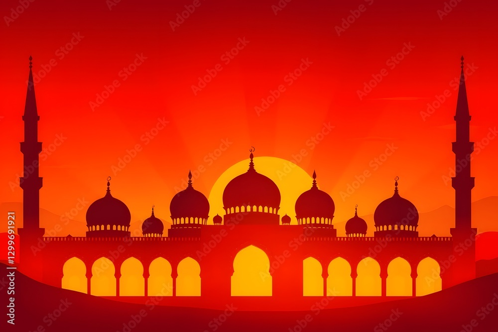 Fototapeta premium Ramadan Kareem , Mosque