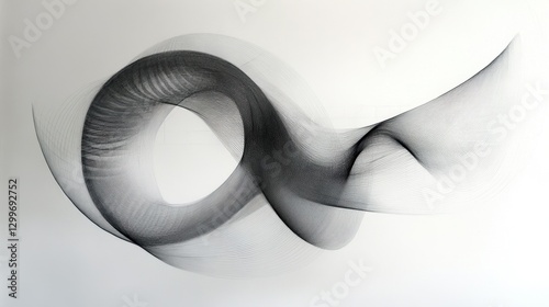 lorenz's attractor drawing on paper.