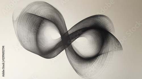 lorenz's attractor drawing on paper.