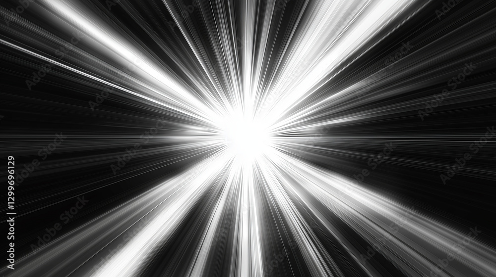 Abstract light burst, black and white background, backdrop Abstract light burst, black and white background, backdrop