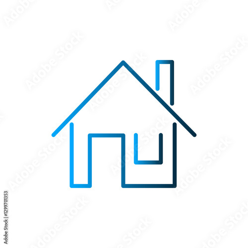 Home icon design template