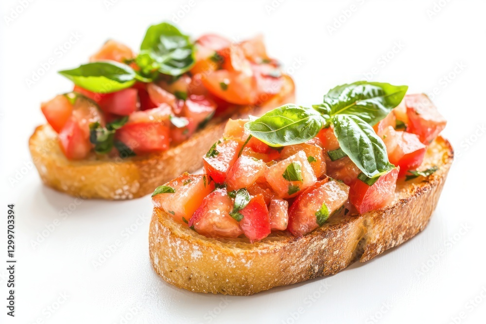 Appetizing bruschetta with fresh tomato and basil on toasted bread a vibrant and flavorful italian cuisine experience gourmet delight Appetizing bruschetta with fresh tomato and basil on toasted bread a vibrant and flavorful italian cuisine experience gourmet delight