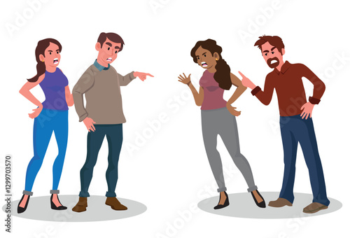 people in different situations