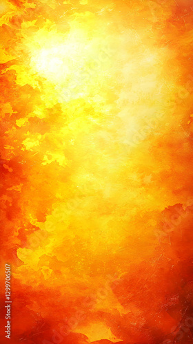 Fiery Orange And Yellow Abstract Background