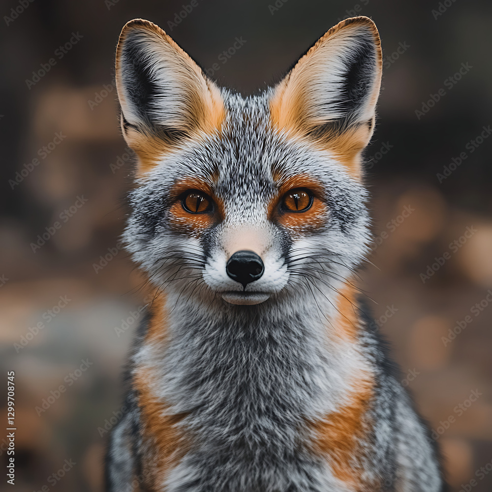 Naklejka premium red fox in the wild