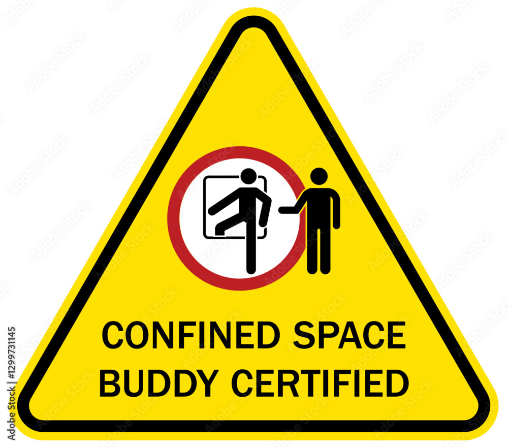 Confined space badge logo confined space buddy certified Confined space badge logo confined space buddy certified