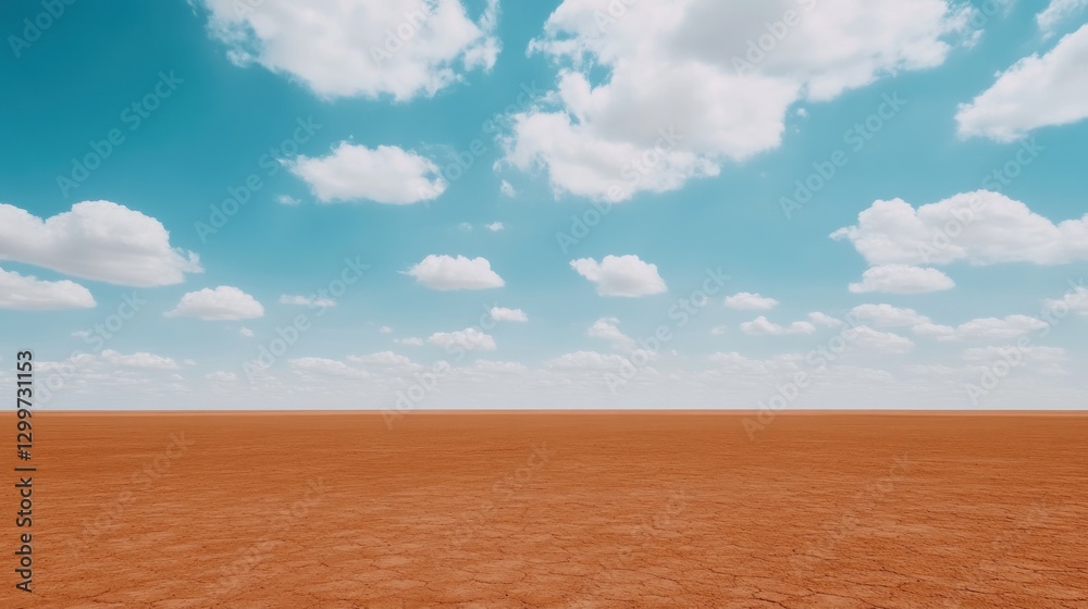 Desert Landscape, expansive land, blue sky, and clouds, peaceful background, nature photography, wallpaper Desert Landscape, expansive land, blue sky, and clouds, peaceful background, nature photography, wallpaper
