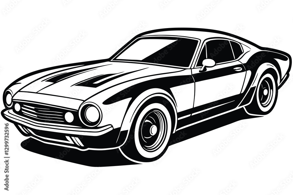 Fototapeta premium HighSpeed Racing Car Vector Design